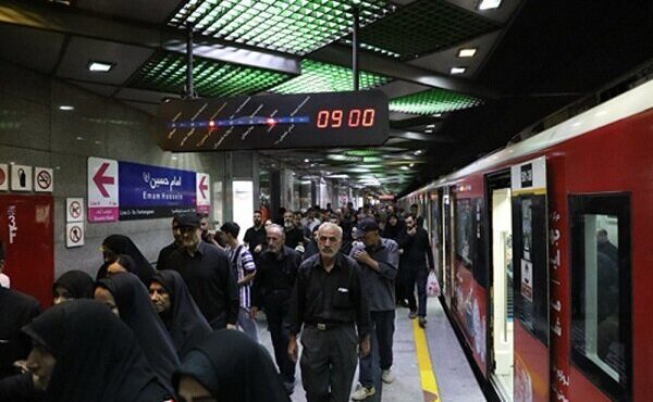 خدمات رایگان متروی تهران به جاماندگان اربعین