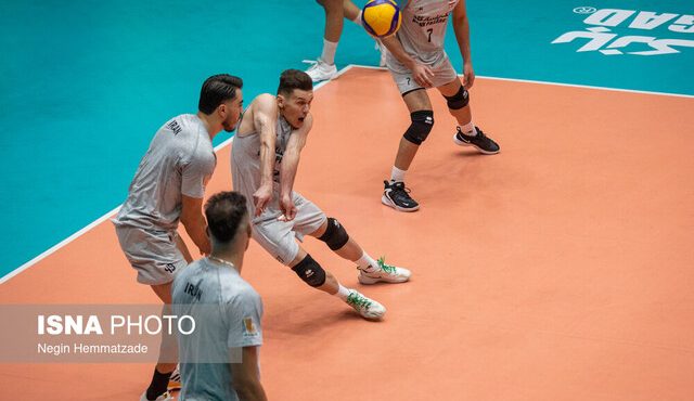 پیروزی تیم ملی والیبال ایران مقابل اسلوونی