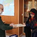 تقدیر معاون فرهنگی و جنگ نرم ستاد کل نیروهای مسلح از سحر امامی