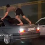توقیف خودروی متخلف پس از انجام حرکات خطرآفرین در کیانپارس اهواز